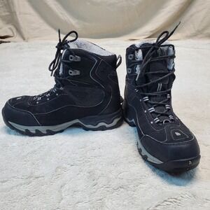 The North Face Black Gray Outdoor Winter Classic Waterproof Snow Shoes Boots‎ 11